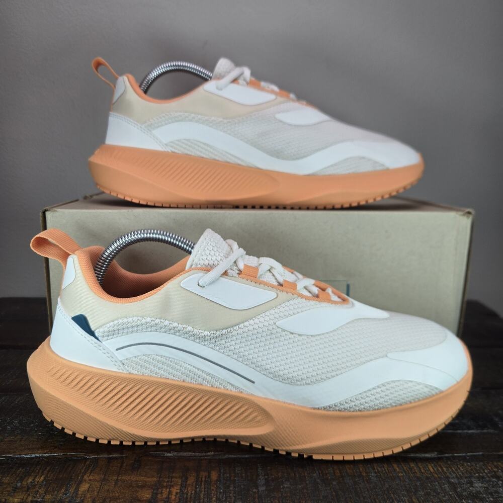 Vessi Tidal Sneaker Womens Size 11 Waterproof Shoes Lace Up Light Teak Sunstone